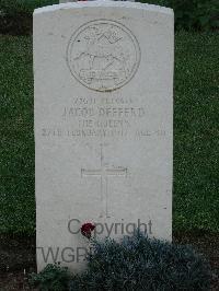 Salonika (Lembet Road) Military Cemetery - Defferd, Jacob